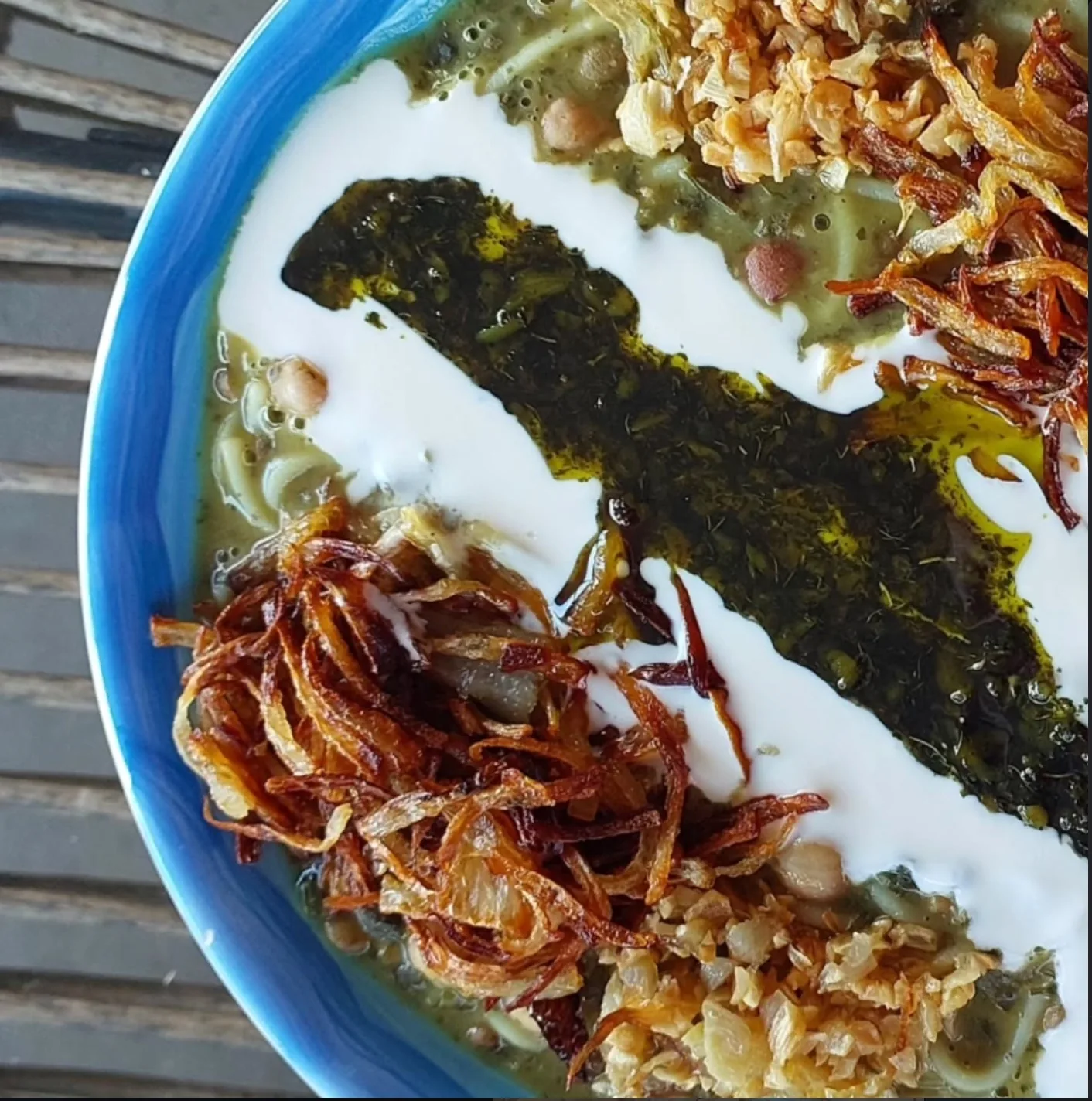 Ash Reshteh (Persian Herb & Noodle Soup)