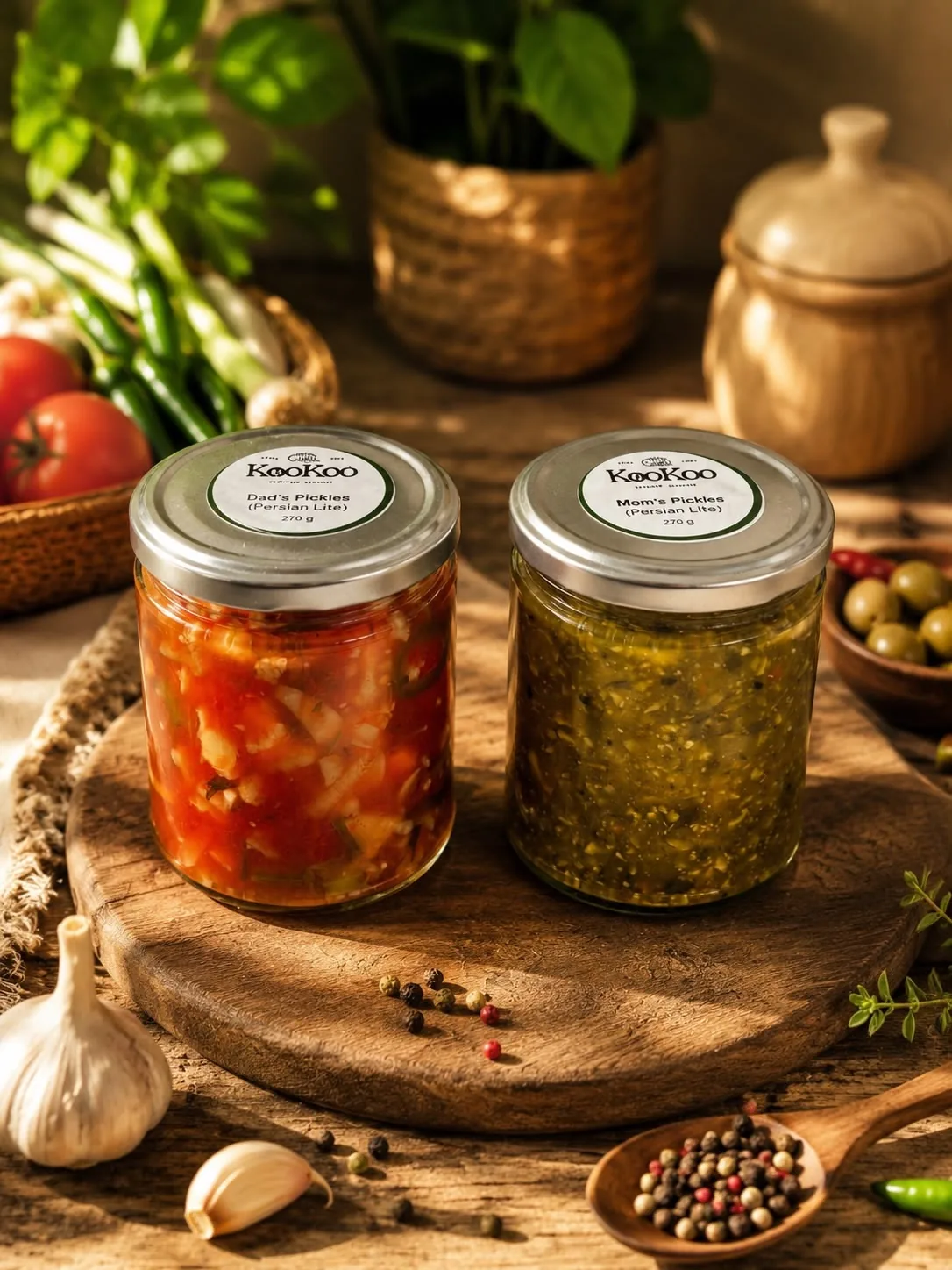 Mom's and dad's pickles