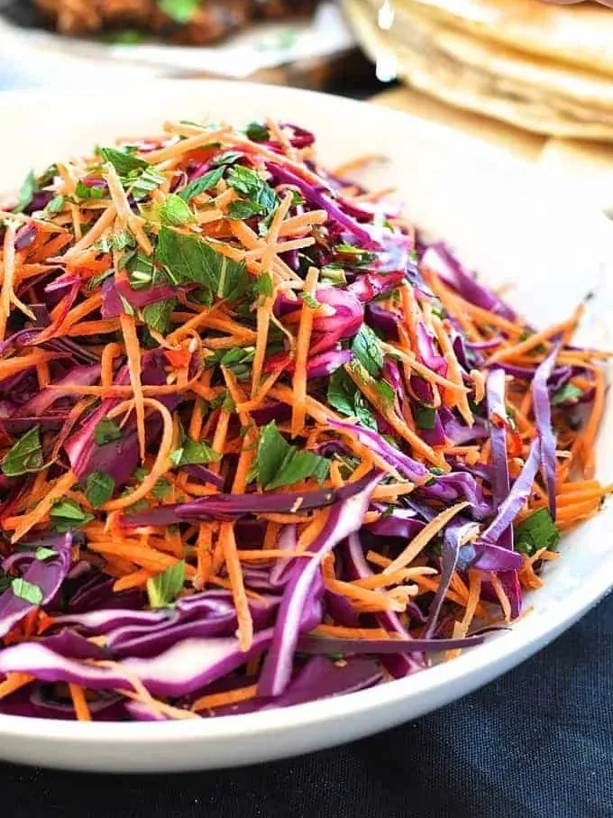 Pear, Carrot and Herb Salad
